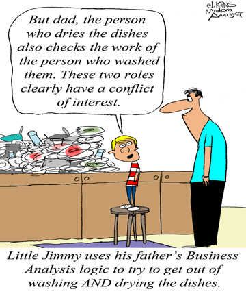Humor - Cartoon: Use Business Analysis Skills to Your Advantage